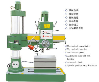 Z3040搖臂鉆床的正確操作方法